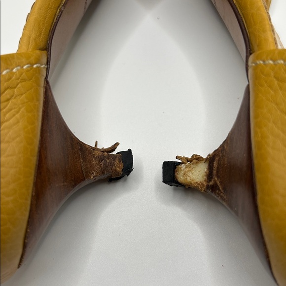 Prada Women's Light Brown D'Orsay Heels size 6.5 - Picture 9 of 13